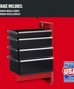 Best Sale 🎁 CRAFTSMAN Tool Storage Accessories 2000 Series Workbench, 4-drawer Storage Module ❤️ -Craftsman Official Shop 10730350