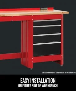 Best Sale 🎁 CRAFTSMAN Tool Storage Accessories 2000 Series Workbench, 4-drawer Storage Module ❤️ -Craftsman Official Shop 10730354