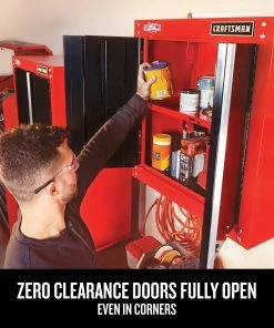 Promo ✨ CRAFTSMAN Garage Cabinets 2000 28-in W x 28-in H x 12-in D Steel Wall-mounted Garage Cabinet 👏 -Craftsman Official Shop 10730516