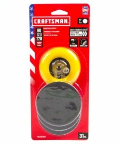 Budget 🔔 CRAFTSMAN Power Tool Sandpaper 3 In Cer Disc Kit Asst Grits 1+30 Ceramic Alumina Multi-grade Pack Disc Sandpaper ⭐