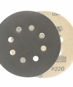 Deals 👏 CRAFTSMAN Power Tool Sandpaper 5 In 8H H/L Cer Disc 220 Grt 10pk 10-Piece Ceramic Alumina 220-Grit Disc Sandpaper ✔️ -Craftsman Official Shop 11355857