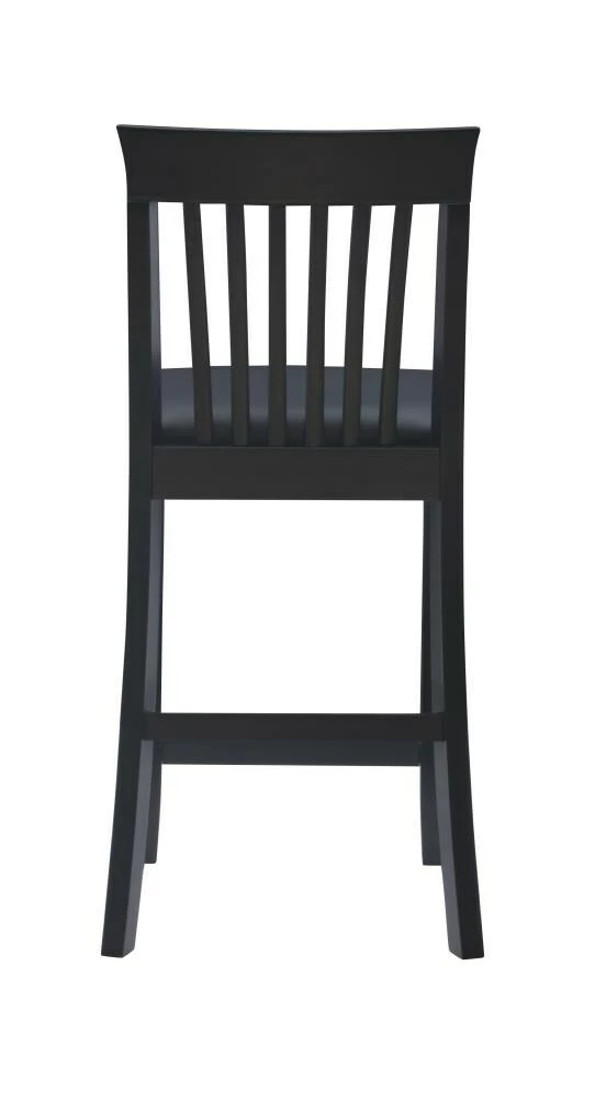 Best Sale π Linon Bar Stools Torino Craftsman Counter Stool Black Counter height (22-in to 26-in) Upholstered Bar Stool π 5 Best Sale π Linon Bar Stools Torino Craftsman Counter Stool Black Counter height (22-in to 26-in) Upholstered Bar Stool π - Image 5