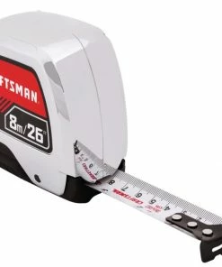 Discount 😀 CRAFTSMAN Tape Measures CHROMELOCK 26-ft Auto Lock Tape Measure 😀 -Craftsman Official Shop 11586791