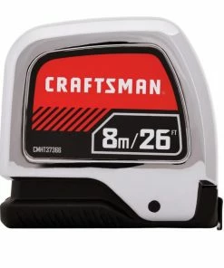 Discount π CRAFTSMAN Tape Measures CHROMELOCK 26-ft Auto Lock Tape Measure π