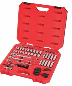 Cheap 😀 CRAFTSMAN Mechanics Tool Sets 83-Piece Standard (SAE) and Metric Combination Polished Chrome Mechanics Tool Set (1/4-in; 3/8-in) 🌟 -Craftsman Official Shop 11670727