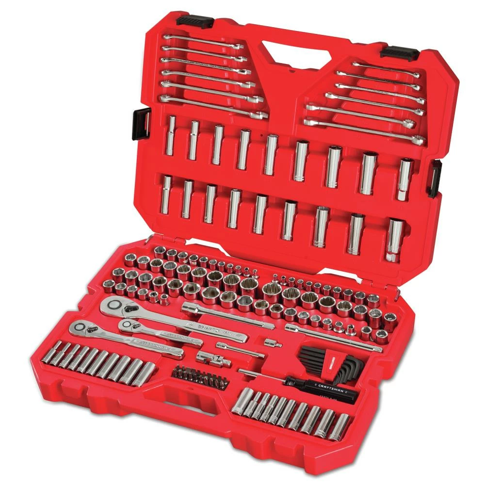 Best Sale π CRAFTSMAN Mechanics Tool Sets 159-Piece Standard (SAE) and Metric Combination Polished Chrome Mechanics Tool Set (1/4-in; 3/8-in) βοΈ 4 Best Sale π CRAFTSMAN Mechanics Tool Sets 159-Piece Standard (SAE) and Metric Combination Polished Chrome Mechanics Tool Set (1/4-in; 3/8-in) βοΈ - Image 4