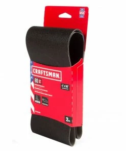 Wholesale ✔️ CRAFTSMAN Power Tool Sandpaper 4 In x 36 In Z/O Belt 80 Grit 2pk 2-Piece Zirconia Alumina 80-Grit Belt Sandpaper ❤️ -Craftsman Official Shop 11866280