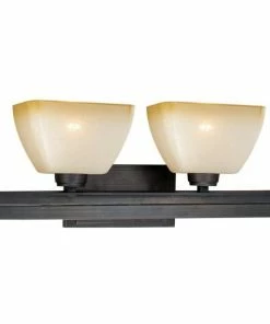 Best reviews of ✨ Cascadia Vanity Lights Descartes II 4-Light Bronze Craftsman Vanity Light 🎁