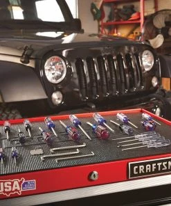 Outlet 🎉 CRAFTSMAN Bottom Tool Cabinets 2000 Series 26.5-in W x 34-in H 5-Drawer Steel Rolling Tool Cabinet (Red) 😍 -Craftsman Official Shop 11963335