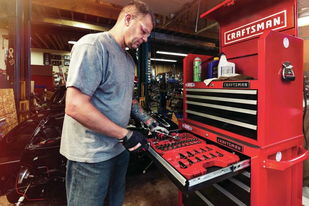 Wholesale π₯ CRAFTSMAN Bottom Tool Cabinets 2000 Series 26.5-in W x 37.5-in H 5-Drawer Steel Rolling Tool Cabinet (Red) β 23 Wholesale π₯ CRAFTSMAN Bottom Tool Cabinets 2000 Series 26.5-in W x 37.5-in H 5-Drawer Steel Rolling Tool Cabinet (Red) β - Image 23
