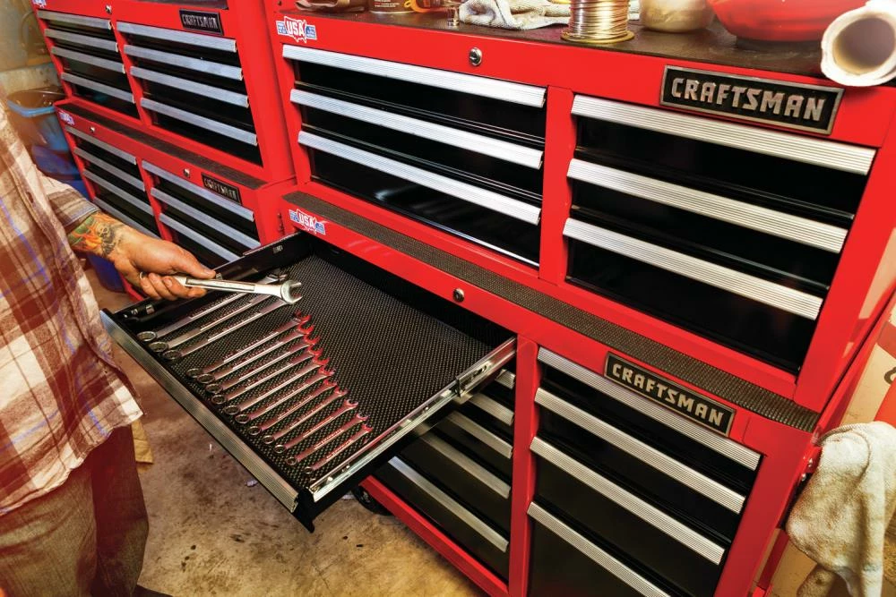 Wholesale π₯ CRAFTSMAN Bottom Tool Cabinets 2000 Series 26.5-in W x 37.5-in H 5-Drawer Steel Rolling Tool Cabinet (Red) β 24 Wholesale π₯ CRAFTSMAN Bottom Tool Cabinets 2000 Series 26.5-in W x 37.5-in H 5-Drawer Steel Rolling Tool Cabinet (Red) β - Image 24