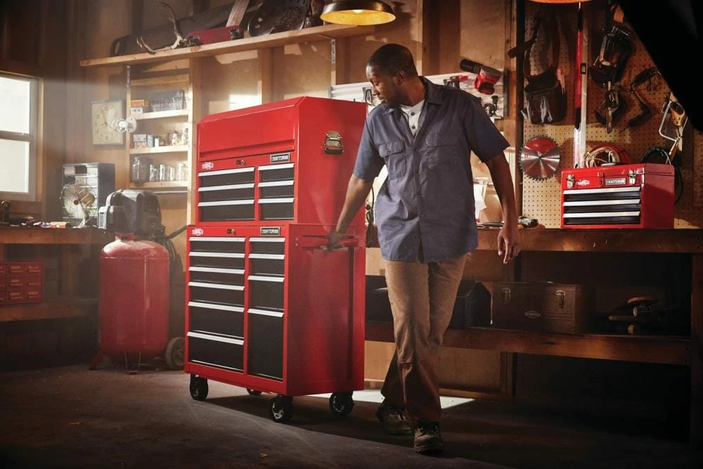Cheapest π― CRAFTSMAN Bottom Tool Cabinets 2000 Series 41-in W x 37.5-in H 10-Drawer Steel Rolling Tool Cabinet (Red) βοΈ 16 Cheapest π― CRAFTSMAN Bottom Tool Cabinets 2000 Series 41-in W x 37.5-in H 10-Drawer Steel Rolling Tool Cabinet (Red) βοΈ - Image 16