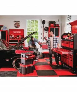 Cheap 💯 CRAFTSMAN Portable Tool Boxes VERSASTACK System 17-in Red Plastic Lockable Tool Box 🔥 -Craftsman Official Shop 12001305