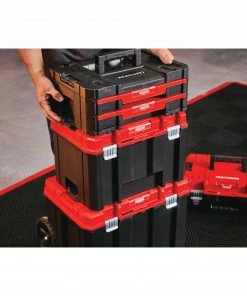 Cheapest 🎉 CRAFTSMAN Portable Tool Boxes VERSASTACK System 17-in 2-Drawer Black Plastic Tool Box 🎁 -Craftsman Official Shop 12004024