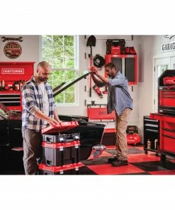 Cheapest 🎉 CRAFTSMAN Portable Tool Boxes VERSASTACK System 17-in 2-Drawer Black Plastic Tool Box 🎁 -Craftsman Official Shop 12004028
