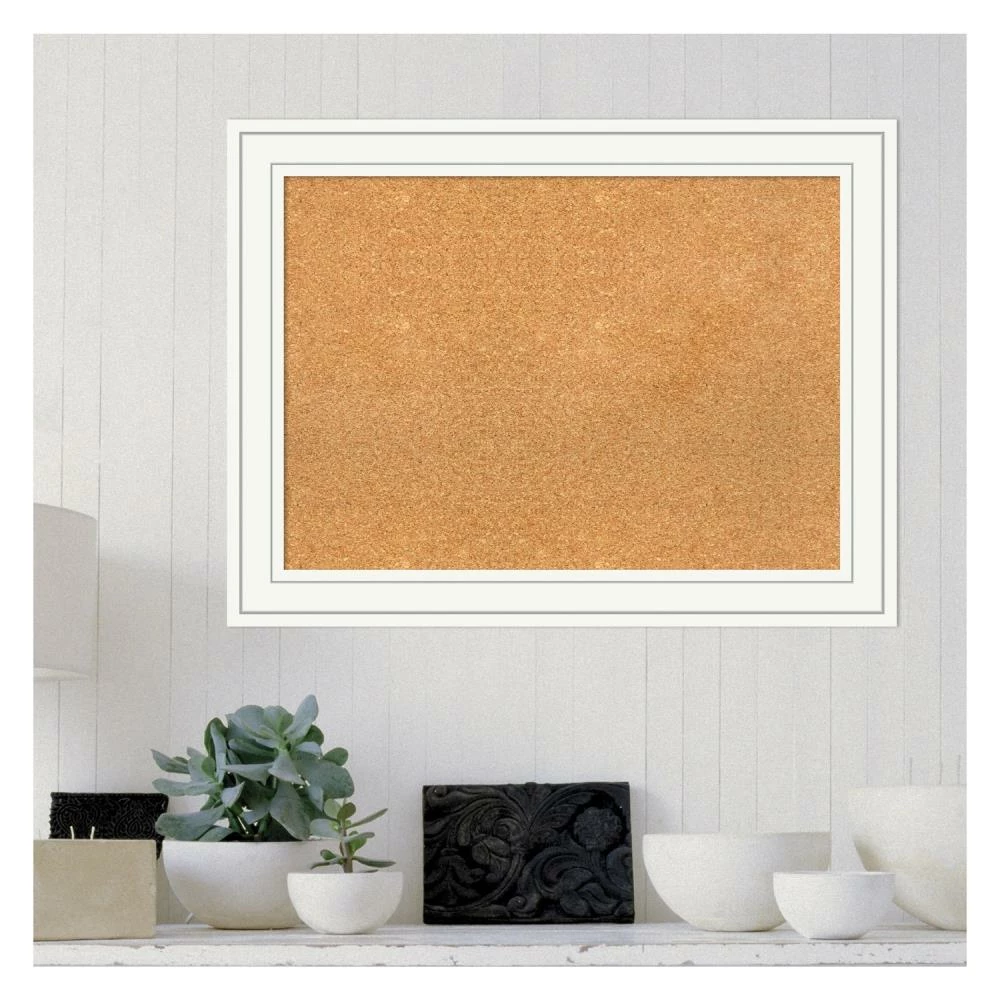 Hot Sale β Amanti Art Memo Boards Craftsman White Frame Collection 32.88-in W x 24.88-in H Landscape or Portrait Bulletin Board π 4 Hot Sale β Amanti Art Memo Boards Craftsman White Frame Collection 32.88-in W x 24.88-in H Landscape or Portrait Bulletin Board π - Image 4