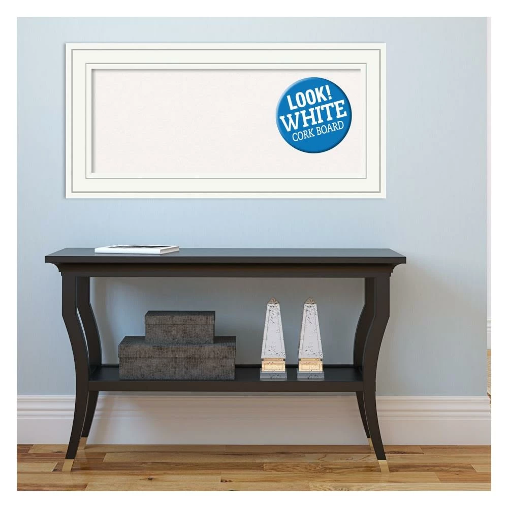 Flash Sale β¨ Amanti Art Memo Boards Craftsman White Frame Collection 34.88-in W x 16.88-in H Landscape or Portrait Bulletin Board π 4 Flash Sale β¨ Amanti Art Memo Boards Craftsman White Frame Collection 34.88-in W x 16.88-in H Landscape or Portrait Bulletin Board π - Image 4