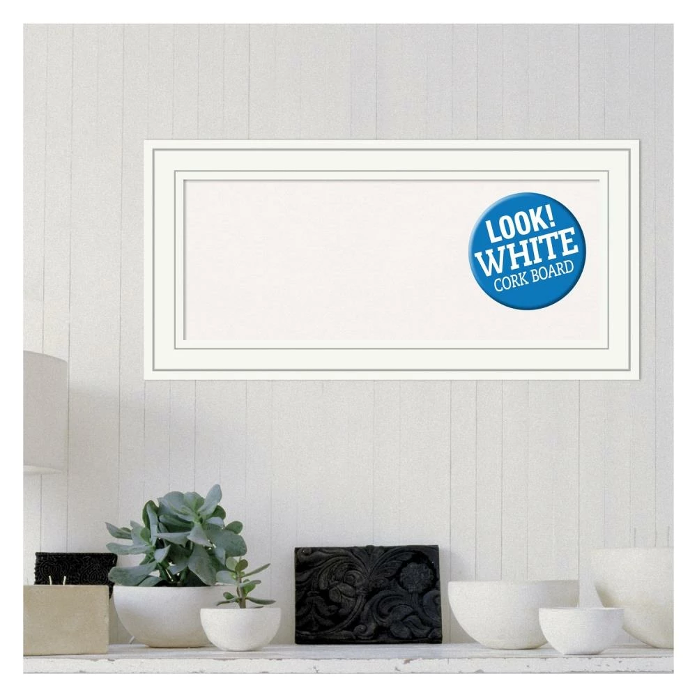Flash Sale β¨ Amanti Art Memo Boards Craftsman White Frame Collection 34.88-in W x 16.88-in H Landscape or Portrait Bulletin Board π 5 Flash Sale β¨ Amanti Art Memo Boards Craftsman White Frame Collection 34.88-in W x 16.88-in H Landscape or Portrait Bulletin Board π - Image 5