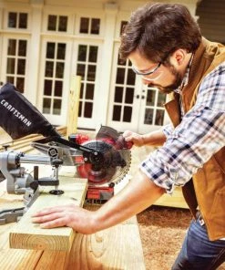 Top 10 😀 CRAFTSMAN Miter Saws V20 7-1/4-in 20-Volt Max Single Bevel Sliding Compound Cordless Miter Saw ⭐ -Craftsman Official Shop 12115368