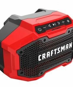 Flash Sale ⭐ CRAFTSMAN Jobsite Radios V20 20-Volt Max Cordless Jobsite Bluetooth Speaker 👏 -Craftsman Official Shop 12115500