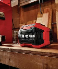 Flash Sale ⭐ CRAFTSMAN Jobsite Radios V20 20-Volt Max Cordless Jobsite Bluetooth Speaker 👏 -Craftsman Official Shop 12115516