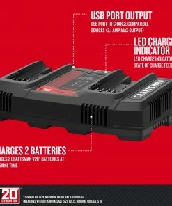 Discount β CRAFTSMAN Power Tool Batteries & Chargers 20-Volt Max Power Station π 12 Discount β CRAFTSMAN Power Tool Batteries & Chargers 20-Volt Max Power Station π -Craftsman Official Shop 12231842