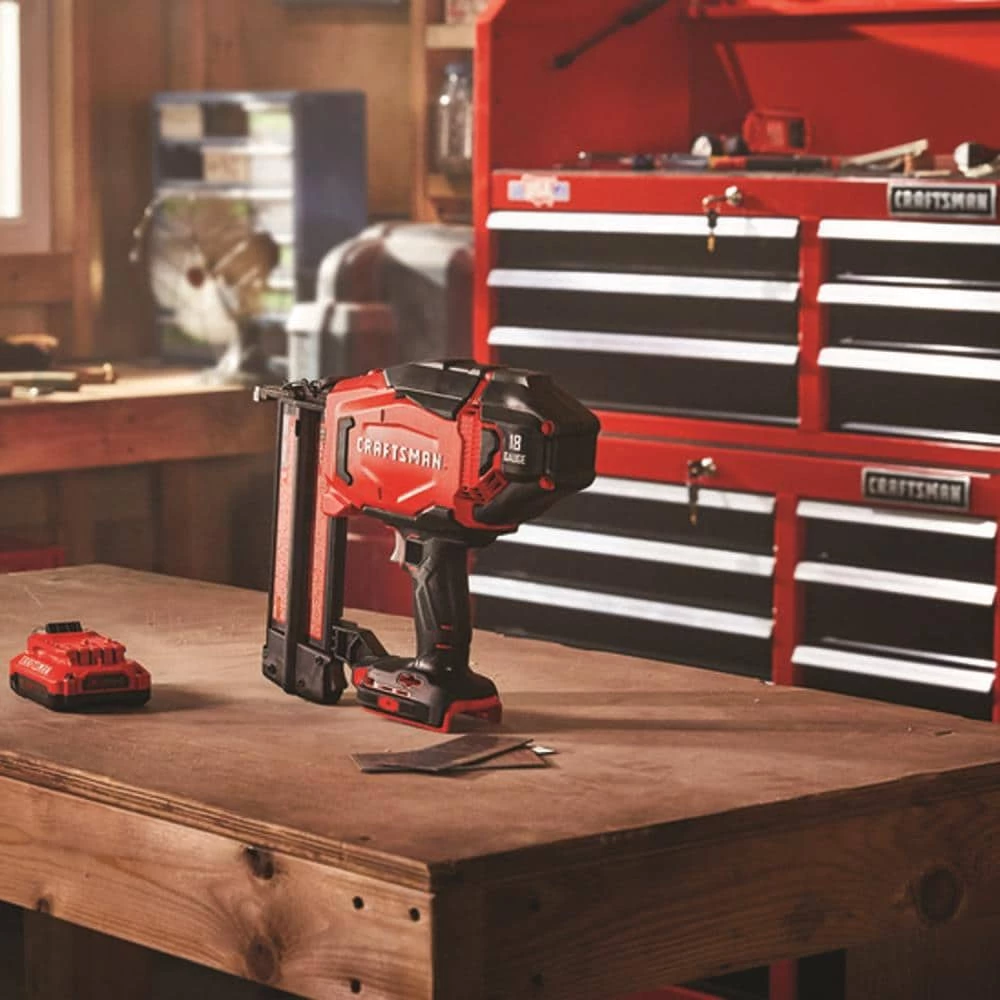 Promo π CRAFTSMAN Nailers V20 18-Gauge 20-Volt Max Cordless Brad Nailer 𧨠14 Promo π CRAFTSMAN Nailers V20 18-Gauge 20-Volt Max Cordless Brad Nailer 𧨠- Image 14