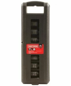Outlet ✔️ CRAFTSMAN Impact Sockets & Impact Socket Sets 7-Piece Standard (SAE) and Metric Combination 1/2-in Drive Set 6-Point Impact Socket Set ⌛ -Craftsman Official Shop 12258572