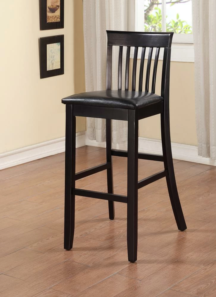 Best Pirce π Linon Bar Stools Torino Craftsman Bar Stool Black Bar height (27-in to 35-in) Upholstered Bar Stool βοΈ 2 Best Pirce π Linon Bar Stools Torino Craftsman Bar Stool Black Bar height (27-in to 35-in) Upholstered Bar Stool βοΈ - Image 2