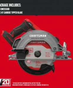 Promo ❤️ CRAFTSMAN Circular Saws V20 20-Volt Max 7-1/4-in Brushless Cordless Circular Saw ⌛ -Craftsman Official Shop 13631865