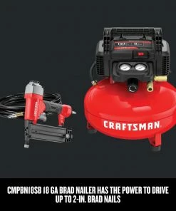 Outlet ✔️ CRAFTSMAN Air Compressors 6-Gallon Single Stage Portable Electric Pancake Air Compressor (1-Tools Included) 👍 -Craftsman Official Shop 14029081
