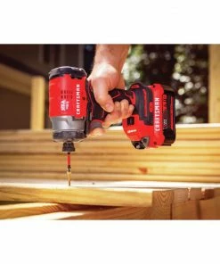 Discount 😀 CRAFTSMAN Impact Drivers V20 20-volt Max Variable Speed Brushless Cordless Impact Driver (2-Batteries Included) 👍 -Craftsman Official Shop 14206541