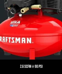 Hot Sale 👍 CRAFTSMAN Air Compressors 6-Gallon Single Stage Portable Electric Pancake Air Compressor 🎉 -Craftsman Official Shop 14206730