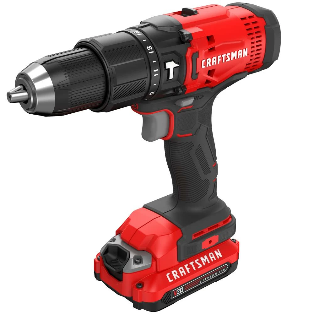 Deals π₯ CRAFTSMAN Hammer Drills V20 1/2-in 20-volt Max Variable Speed Cordless Hammer Drill (2-Batteries Included) β€οΈ 8 Deals π₯ CRAFTSMAN Hammer Drills V20 1/2-in 20-volt Max Variable Speed Cordless Hammer Drill (2-Batteries Included) β€οΈ - Image 8