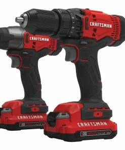 Discount 💯 CRAFTSMAN Power Tool Combo Kits V20 2-Tool 20-Volt Max Power Tool Combo Kit with Soft Case (2-Batteries Included and Charger Included) 🤩 -Craftsman Official Shop 14207060