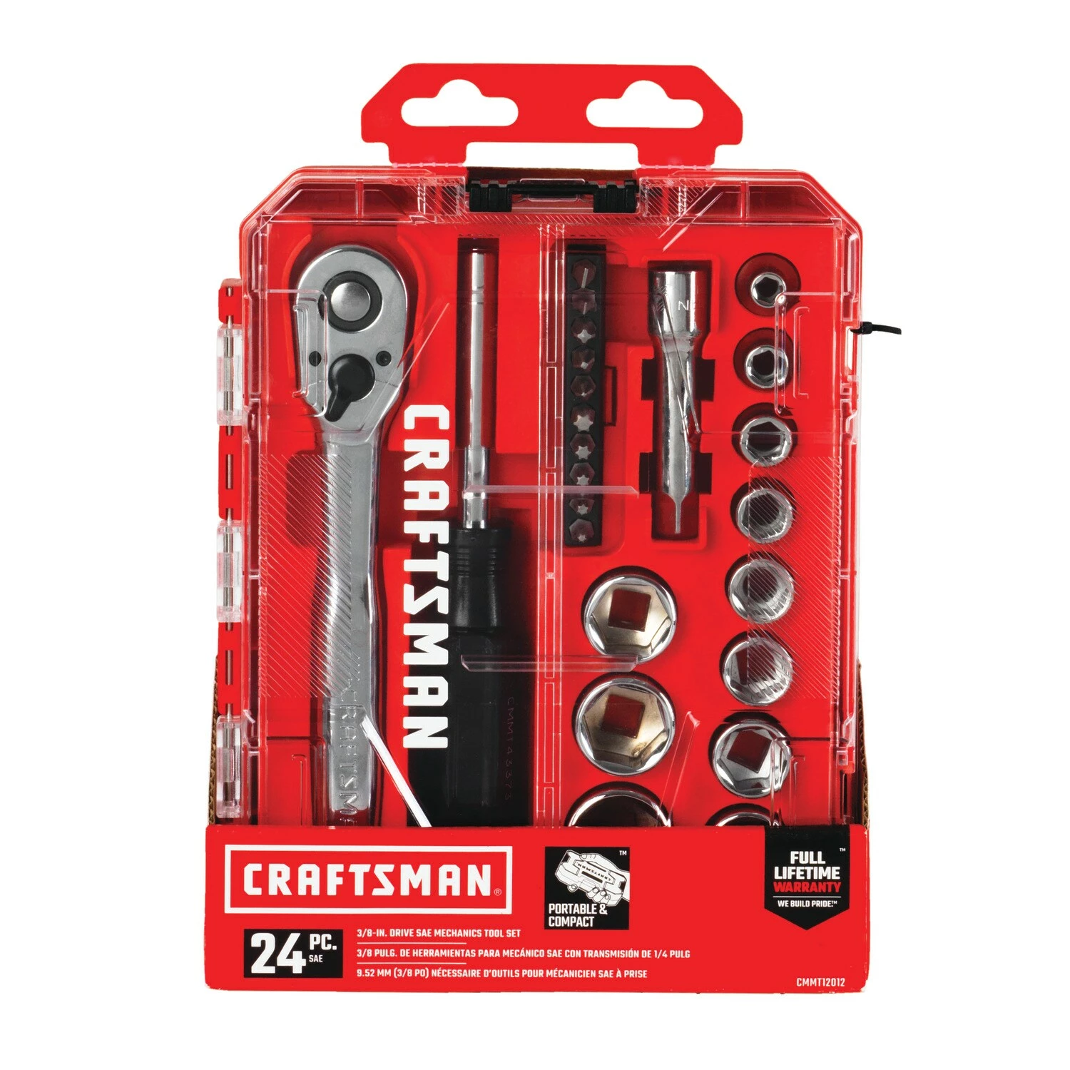 Hot Sale π€© CRAFTSMAN Mechanics Tool Sets 24-Piece Standard (SAE) Polished Chrome Mechanics Tool Set (3/8-in;) π 4 Hot Sale π€© CRAFTSMAN Mechanics Tool Sets 24-Piece Standard (SAE) Polished Chrome Mechanics Tool Set (3/8-in;) π - Image 4