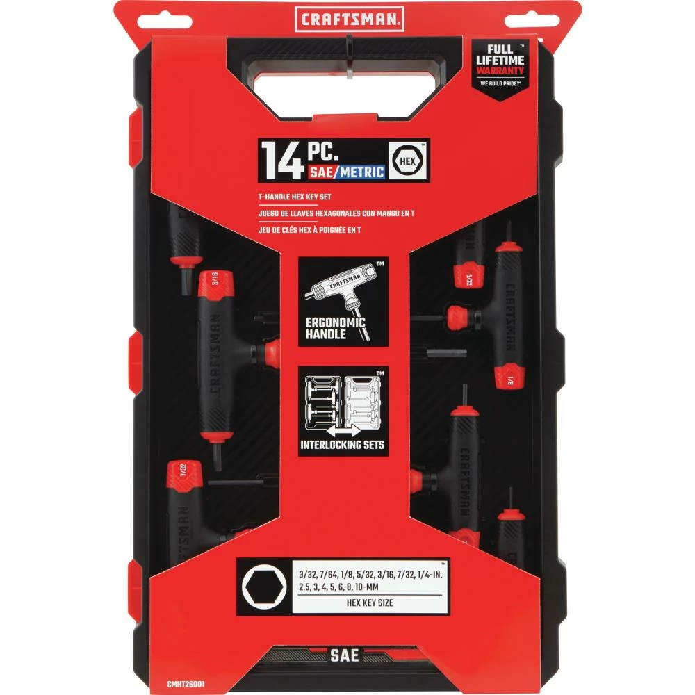 Best Sale π CRAFTSMAN Hex Keys & Torx Keys 14-key Standard (Sae) and Metric Combination Hex Key Set π 4 Best Sale π CRAFTSMAN Hex Keys & Torx Keys 14-key Standard (Sae) and Metric Combination Hex Key Set π - Image 4