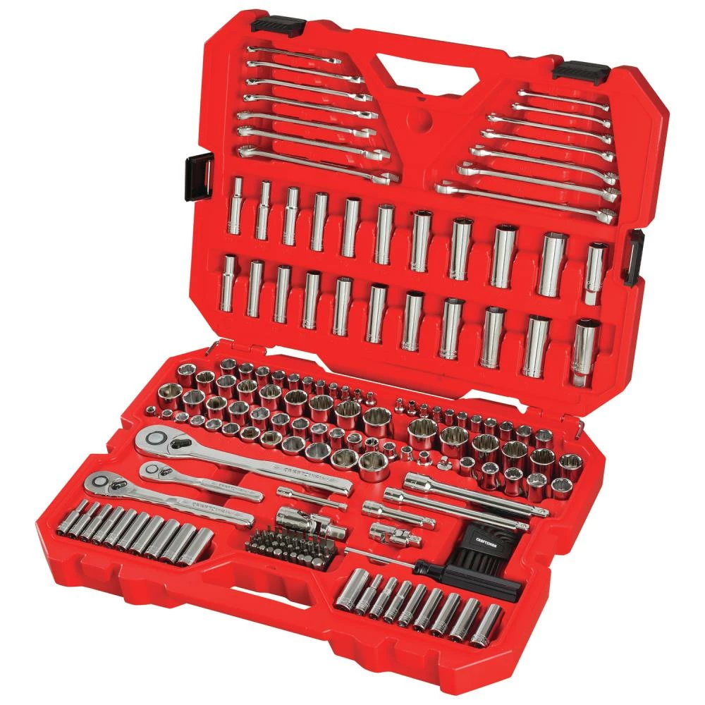 Top 10 โค๏ธ CRAFTSMAN Mechanics Tool Sets 189-Piece Standard (SAE) and Metric Combination Polished Chrome Mechanics Tool Set (1/4-in; 3/8-in) ๐ 4 Top 10 โค๏ธ CRAFTSMAN Mechanics Tool Sets 189-Piece Standard (SAE) and Metric Combination Polished Chrome Mechanics Tool Set (1/4-in; 3/8-in) ๐ - Image 4