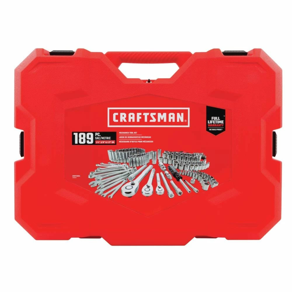Top 10 โค๏ธ CRAFTSMAN Mechanics Tool Sets 189-Piece Standard (SAE) and Metric Combination Polished Chrome Mechanics Tool Set (1/4-in; 3/8-in) ๐ 5 Top 10 โค๏ธ CRAFTSMAN Mechanics Tool Sets 189-Piece Standard (SAE) and Metric Combination Polished Chrome Mechanics Tool Set (1/4-in; 3/8-in) ๐ - Image 5