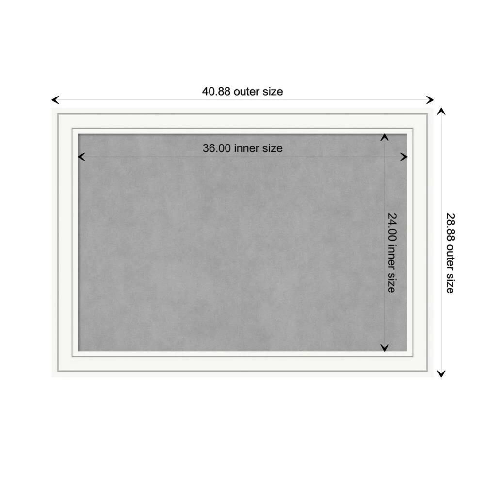 Flash Sale π₯ Amanti Art Memo Boards Craftsman White Frame Collection 40.88-in W x 28.88-in H Landscape or Portrait Bulletin Board 𧨠4 Flash Sale π₯ Amanti Art Memo Boards Craftsman White Frame Collection 40.88-in W x 28.88-in H Landscape or Portrait Bulletin Board 𧨠- Image 4