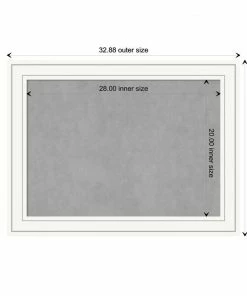 Brand new 🧨 Amanti Art Memo Boards Craftsman White Frame Collection 32.88-in W x 24.88-in H Landscape or Portrait Bulletin Board 💯 -Craftsman Official Shop 14334989