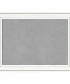 Brand new 🧨 Amanti Art Memo Boards Craftsman White Frame Collection 32.88-in W x 24.88-in H Landscape or Portrait Bulletin Board 💯