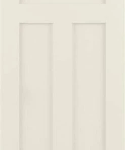 Coupon π ReliaBilt Slab Doors Shaker 28-in x 80-in Moonglow 3-Panel Craftsman π