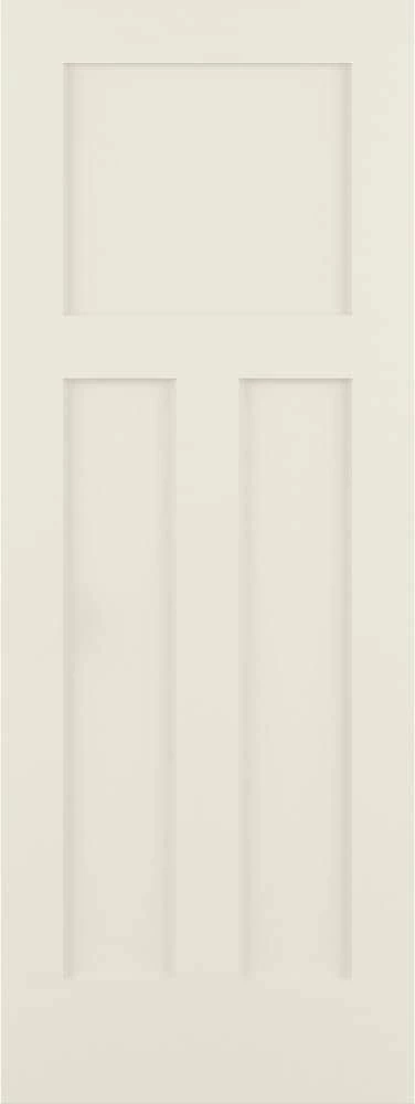 Outlet π ReliaBilt Slab Doors Shaker 24-in x 80-in Moonglow 3-Panel Craftsman π 1 Outlet π ReliaBilt Slab Doors Shaker 24-in x 80-in Moonglow 3-Panel Craftsman π