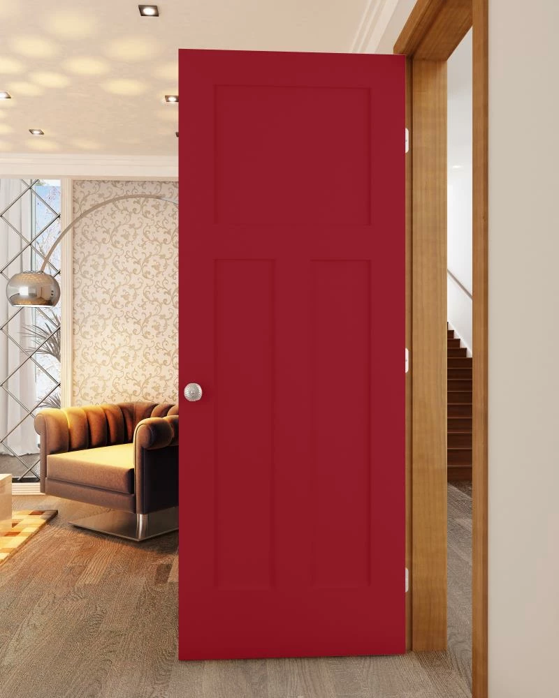 Coupon β ReliaBilt Slab Doors Shaker 36-in x 80-in Barn Red 3-Panel Craftsman π 2 Coupon β ReliaBilt Slab Doors Shaker 36-in x 80-in Barn Red 3-Panel Craftsman π - Image 2