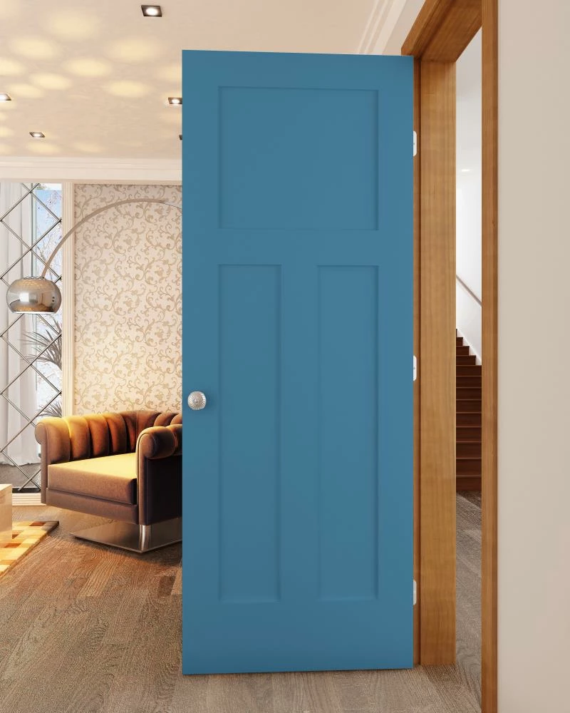 Promo ✔️ ReliaBilt Slab Doors Shaker 36-in x 80-in Blue Heron 3-Panel Craftsman ⌛ 2 Promo ✔️ ReliaBilt Slab Doors Shaker 36-in x 80-in Blue Heron 3-Panel Craftsman ⌛ - Image 2