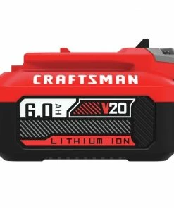 Best Sale 🛒 CRAFTSMAN Power Tool Batteries & Chargers V20 20-Volt Max 6 Amp-Hour Lithium Power Tool Battery 🎉 -Craftsman Official Shop 14570238