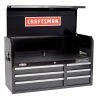 New 😀 CRAFTSMAN Top Tool Chests 2000 Series 40.5-in W x 24.5-in H 6-Drawer Steel Tool Chest (Black) 🔥