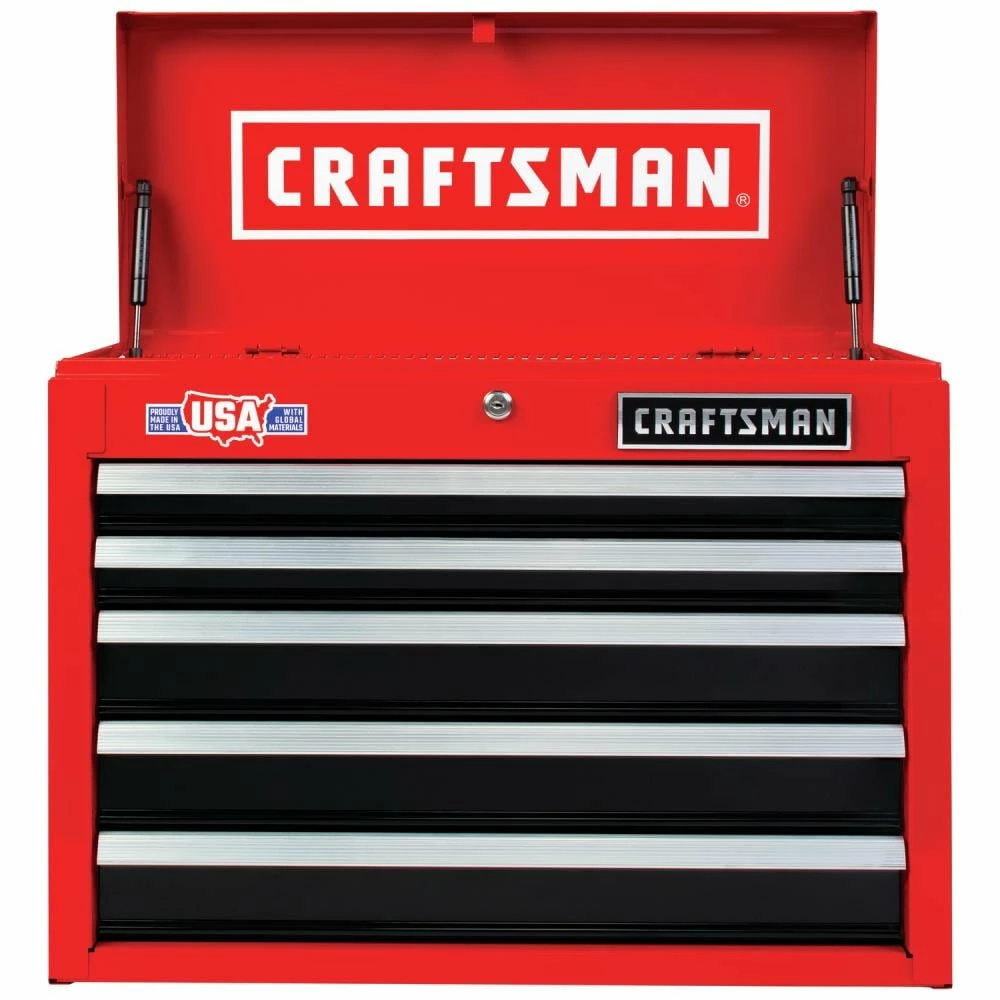 New π― CRAFTSMAN Top Tool Chests 2000 Series 26-in W x 19.75-in H 5-Drawer Steel Tool Chest (Red) π 3 New π― CRAFTSMAN Top Tool Chests 2000 Series 26-in W x 19.75-in H 5-Drawer Steel Tool Chest (Red) π - Image 3