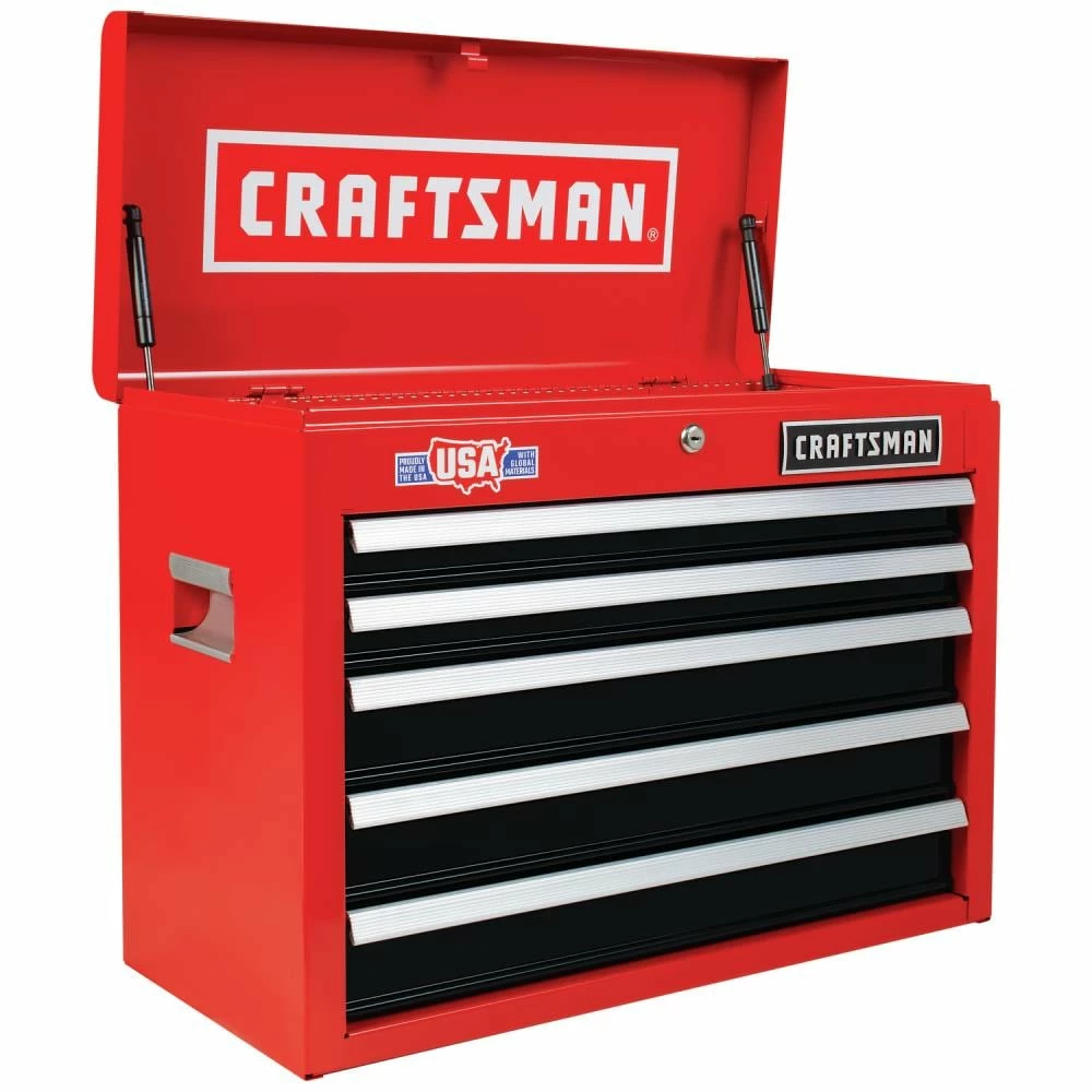 New π― CRAFTSMAN Top Tool Chests 2000 Series 26-in W x 19.75-in H 5-Drawer Steel Tool Chest (Red) π 4 New π― CRAFTSMAN Top Tool Chests 2000 Series 26-in W x 19.75-in H 5-Drawer Steel Tool Chest (Red) π - Image 4